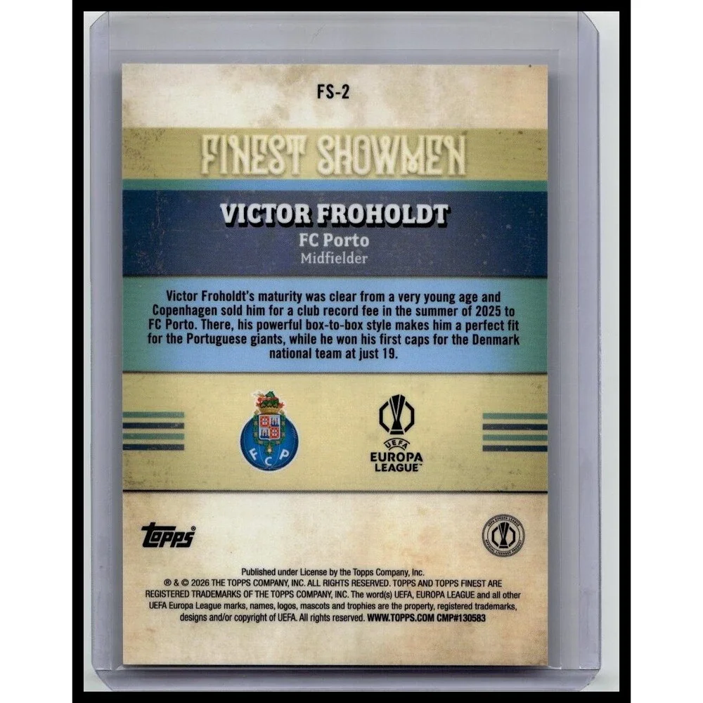 2025-26 Finest UEFA Club Competitions } Victor Froholdt Finest Showmen
